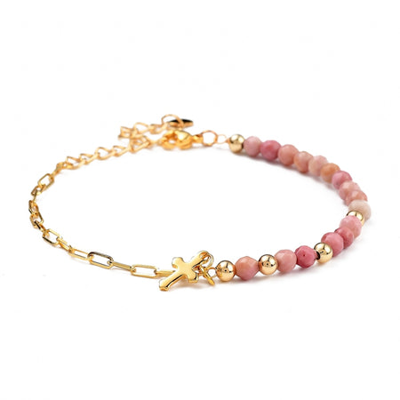 Gemstone Rosary Bracelet (Kids) Assorted Colours