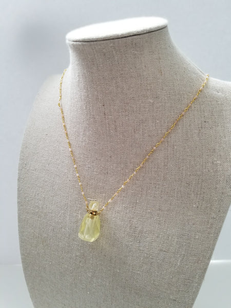 Citrine Crystal Necklace