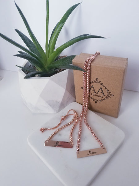 Mama Necklace and Bracelet