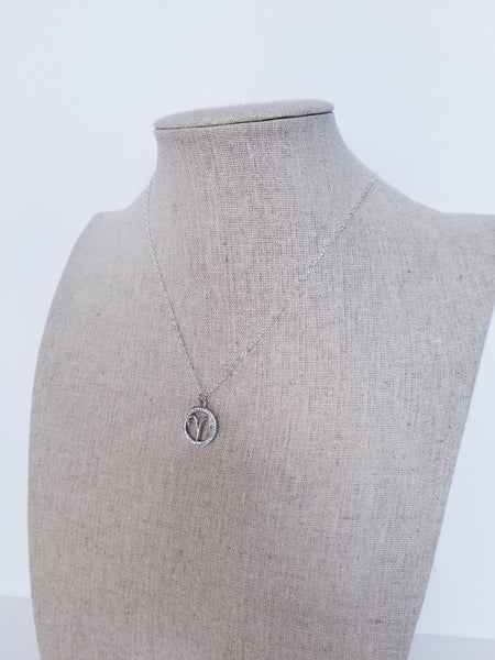 Zodiac Necklace- Silver