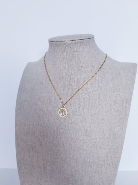 Zodiac Necklace- Gold