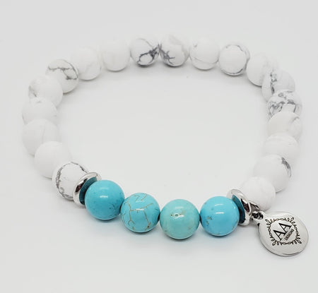 Maria (Turquoise Howlite, White Howlite)