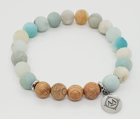 Sarah (Amazonite with Wood)
