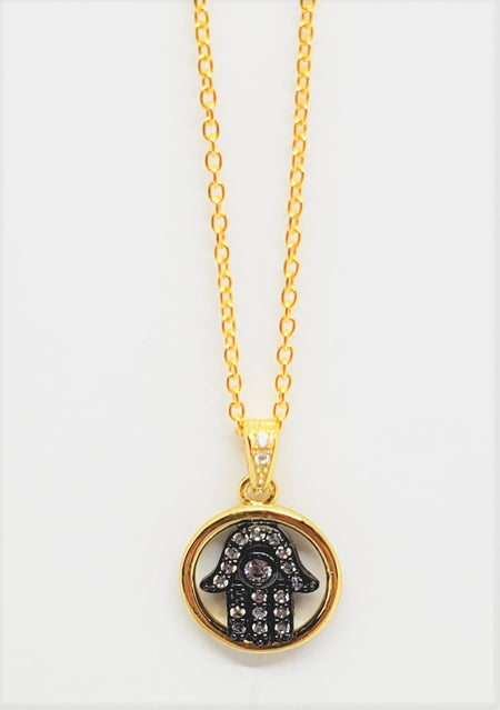 Sadie Hamsa Necklace