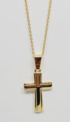 Stefania Cross Necklace (Gold)