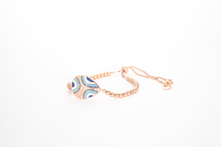Rose Gold Extender - Evil Eye