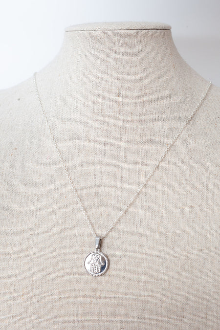 Necklace with Hamsa- Assorted Colours