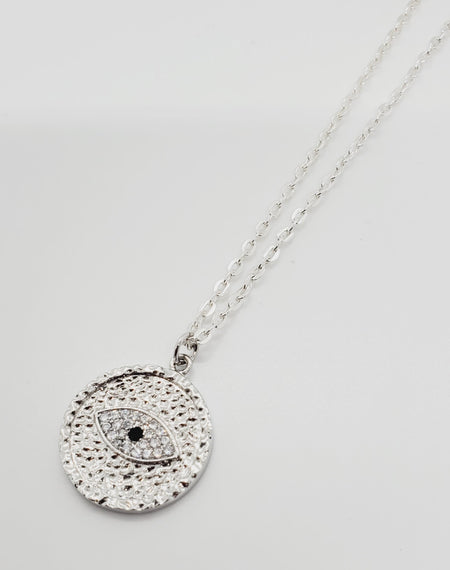 Necklace with Hamsa Medallion