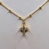 Cubic Zirconia Cross Necklace