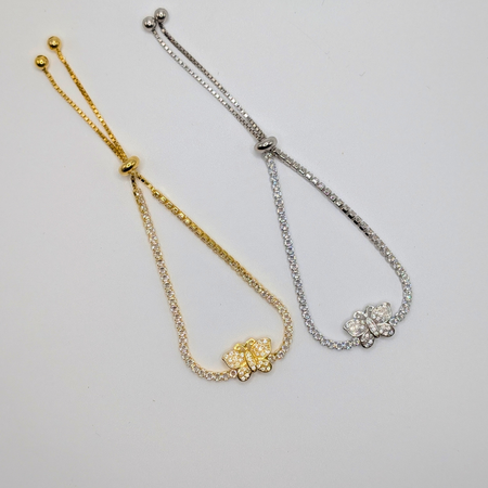 Cubic Zirconia Bracelets- Butterfly