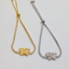 Cubic Zirconia Bracelets- Butterfly