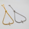 Cubic Zirconia Bracelets- Cross