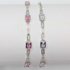 Cubic Zirconia Baguette Bracelets