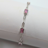 Cubic Zirconia Baguette Bracelets