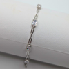 Cubic Zirconia Baguette Bracelets