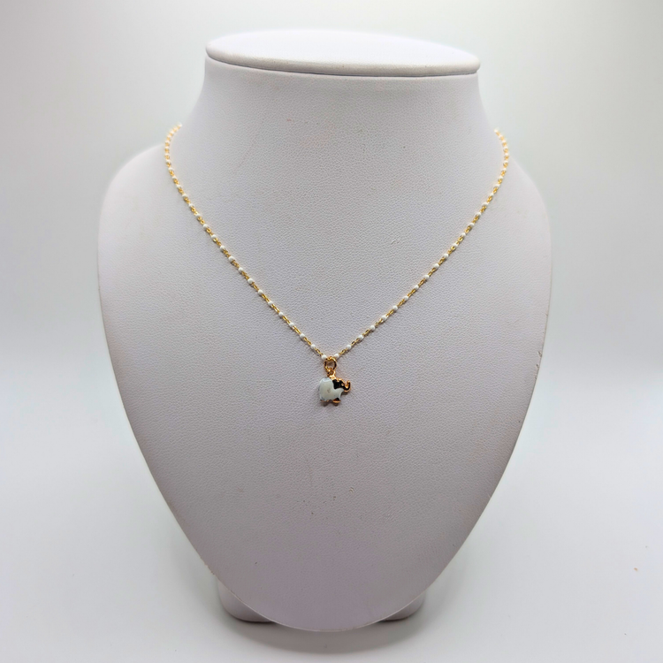 Elephant Enamel Necklaces