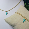Ada Enamel Cross Necklaces