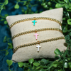 Ada Enamel Cross Bracelets