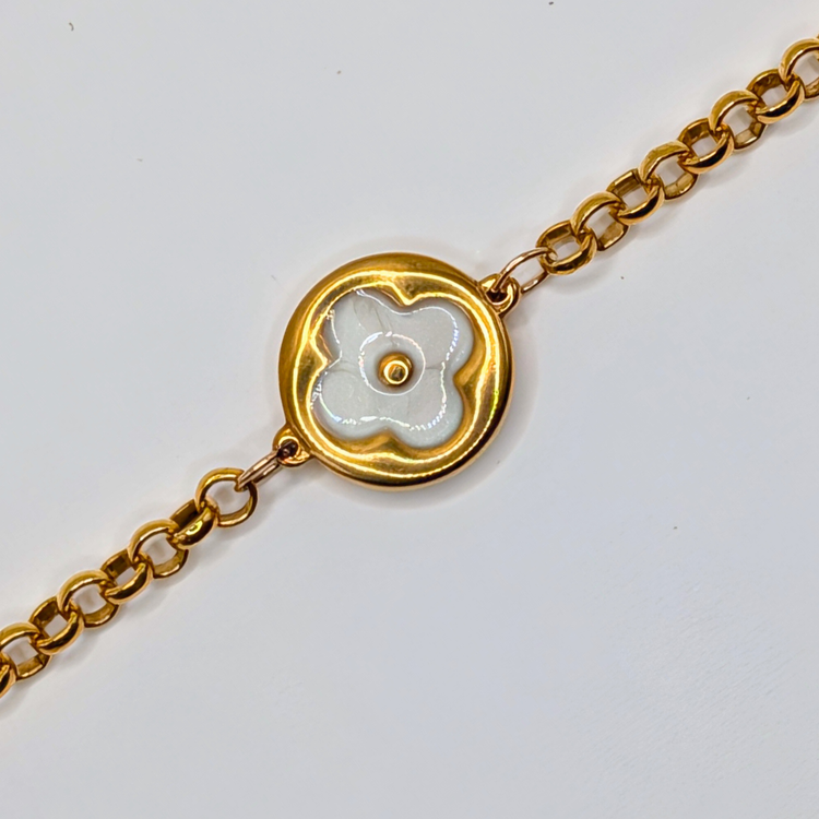 Clarissa Clover Bracelet- Gold Filled