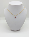 Enamel Cornicello Necklace