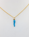 Enamel Cornicello Necklace