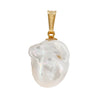 Baroque White Pearl Necklace- Gold Filled