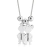 Mother Necklace with Boy & Girls Charms
