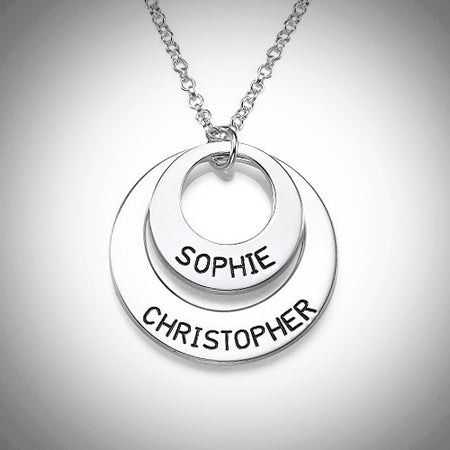 Disc Necklace (Sterling Silver)