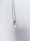 Quartz Crystal Necklace (Silver)