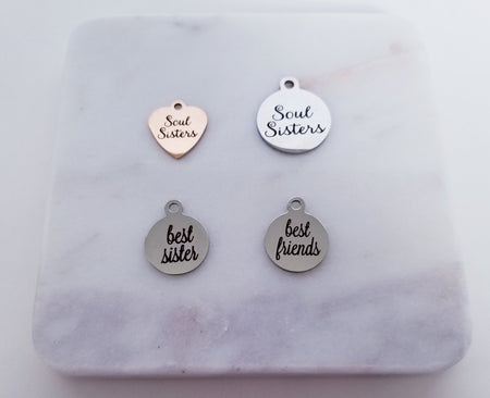 Sister/Friends Charms