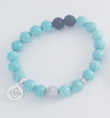 Howlite Turquoise - Silver
