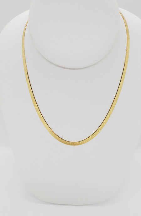 Aria (4.5mm Herringbone) Necklace