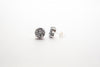 Claw Stud Silver Agate- Silver