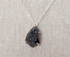 Silver Necklace Raw Agate