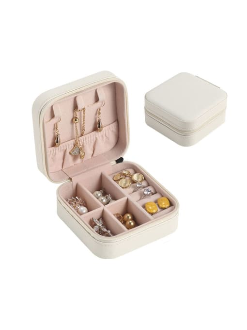 Jewelry Storage Box- Pearl White